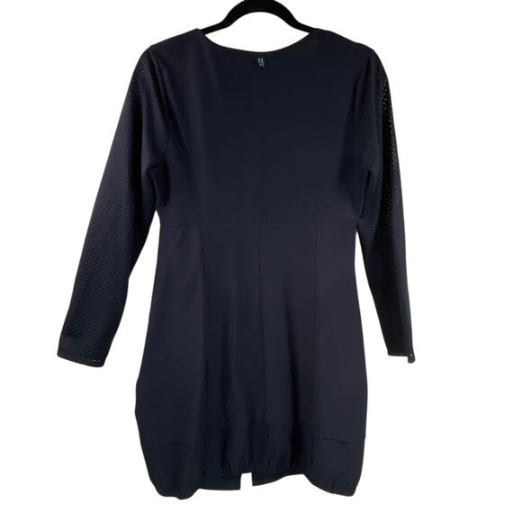 Deca Paris Tunic Dress Size M/L Black Mesh Art To Wear Modern - Picture 4 of 8